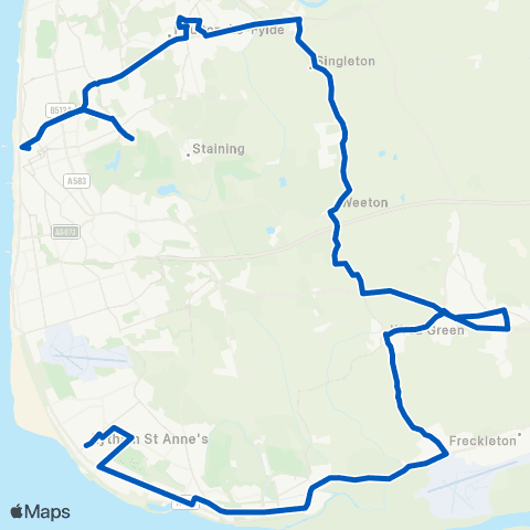 Archway Travel Abingdon Street - Square map