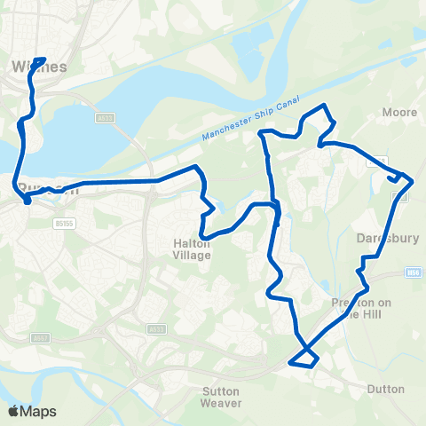 Ashcroft Travel Station Road - Runcorn Station map