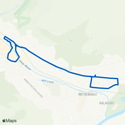 Borders Buses Galashiels Transport Interchange - Galashiels Transport Interchange map