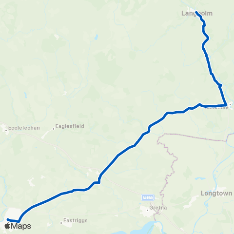 Andersons of Langholm Langholm High Street - Butts Street map