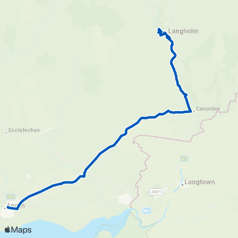 Andersons of Langholm Meikleholmside - Butts Street map