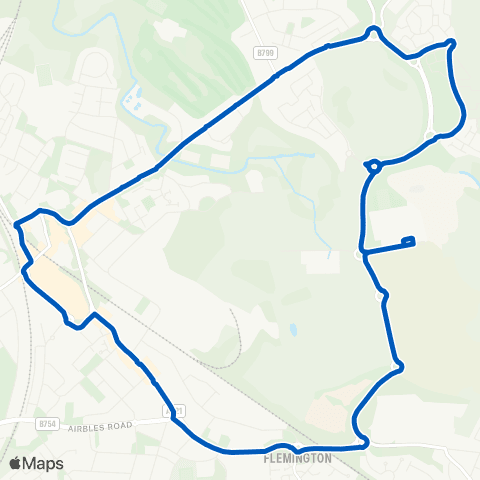 ARG Travel Ravenscraig Sports Ctr - Ravenscraig Sports Ctr map