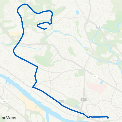 Avondale Coaches Essenside Avenue - Bus Station map