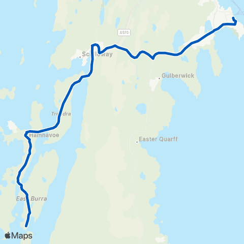 Andrew's Hall - Village map