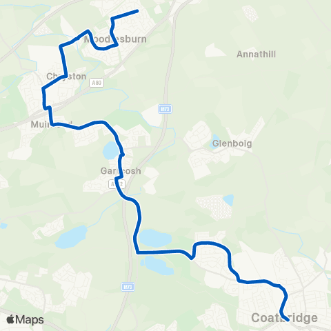 ARG Travel Bus Stance - Altnacreag Gardens map