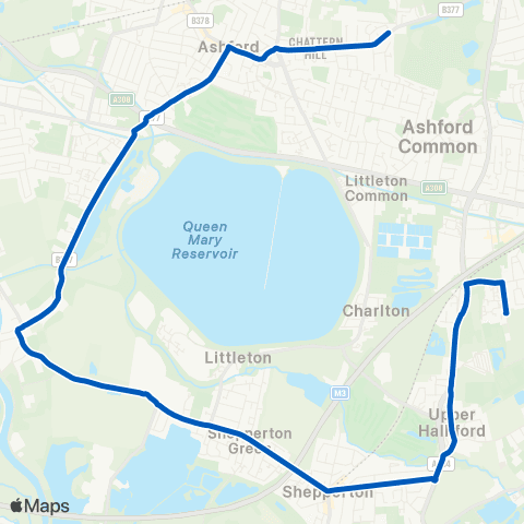 Bear Buses Challenge Road - Bishop Wand School map