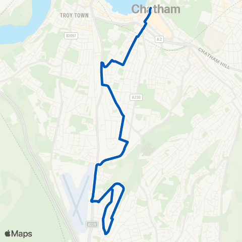 ASD Coaches Greenway - Waterfront Bus Station map