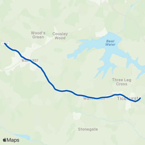 Autocar Bus & Coach Services Railway Station - Horsegrove Avenue map