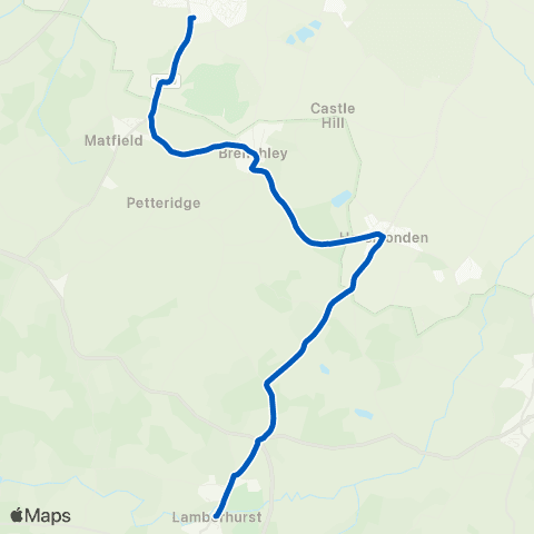 Autocar Bus & Coach Services Mascalls Academy Grounds - High Street map