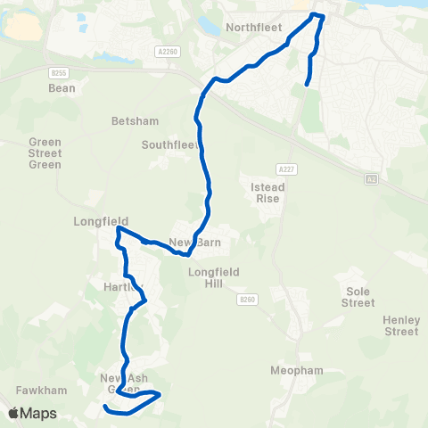 1st Bus Stop Ltd Lambardes - Dennis Road map
