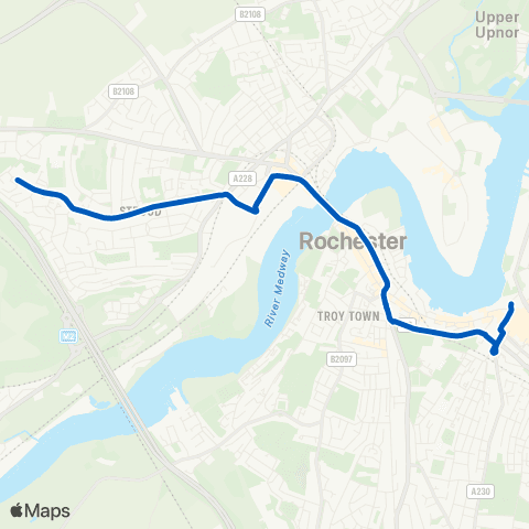 ASD Coaches Bligh Way Shops - Waterfront Bus Station map