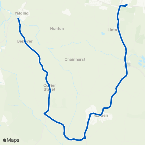 Autocar Bus & Coach Services Cornwallis Academy - The George map