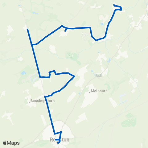 A2B Bus and Coach Barton Road - Bus Station map