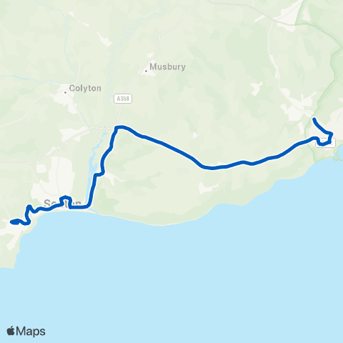 Axe Valley Mini-Travel Scalwell Lane - Woodroffe School map