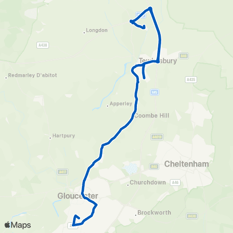 Bennetts Crypt Sch Turning Circle - The Mayalls map