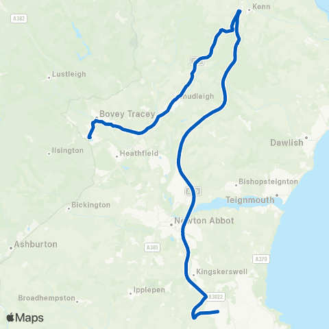 A B Coaches Dairy Hill - Thorn Cross map