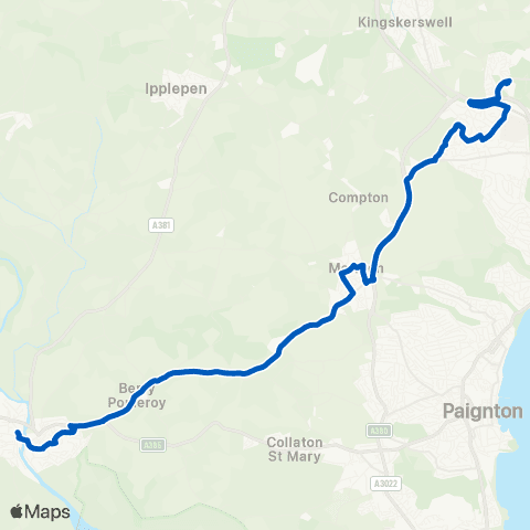 Country Bus Marks / Spencer - Coronation Rd opp Town Mill map
