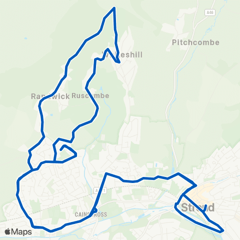 Cotswold Green Cornhill - Cornhill map