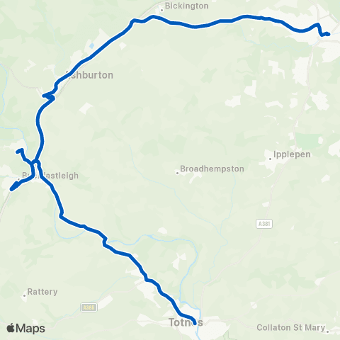 Country Bus Sherborne Road - Sherborne Road map