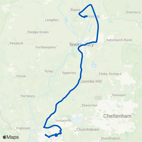 Bennetts High School for Girls - The Mayalls map
