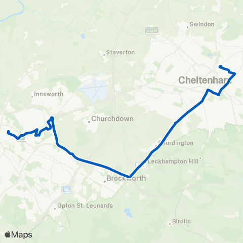 Bennetts Apsley Lodge (Sch stop) - HS for Girls map