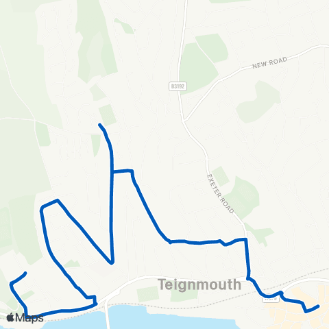Country Bus Seaview Diner - Morrisons map