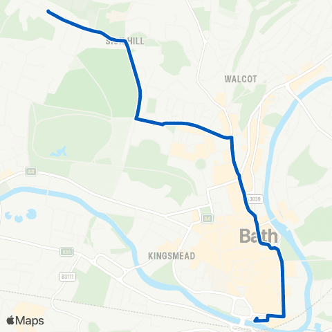 CT Coaches Summerhill Road - Bus Station map