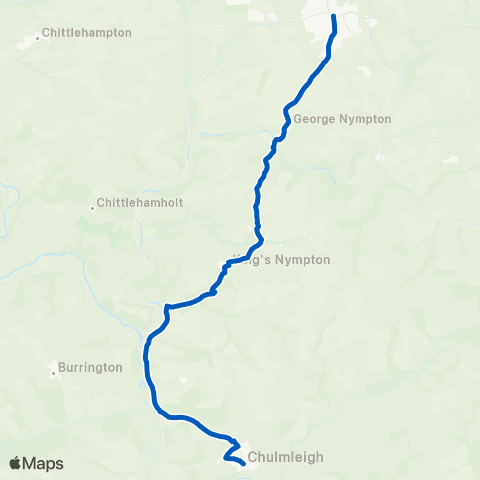 Country Bus Red Lion - Broad Street map