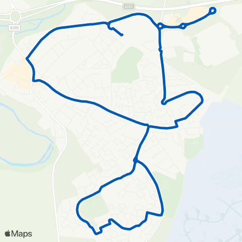 Community Transport South Wiltshire Tesco Car Park - Tesco Roundabout map