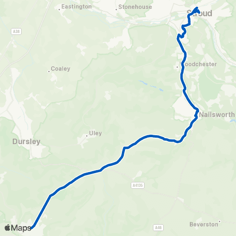 Cotswold Green Merrywalks - War Memorial map
