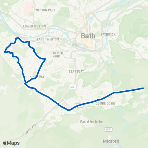 ABUS Padleigh Turn - Ralph Allen Sch Grounds map