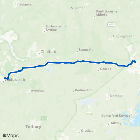 Cotswold Green Deer Park School - Morrison's map