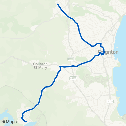 Country Bus Church House Inn - School map