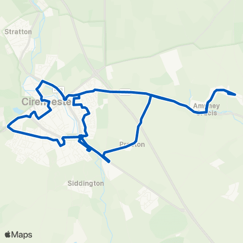 Cotswold Green The Forum - The Forum map