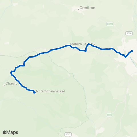 Country Bus The Square - Cheeke Street map