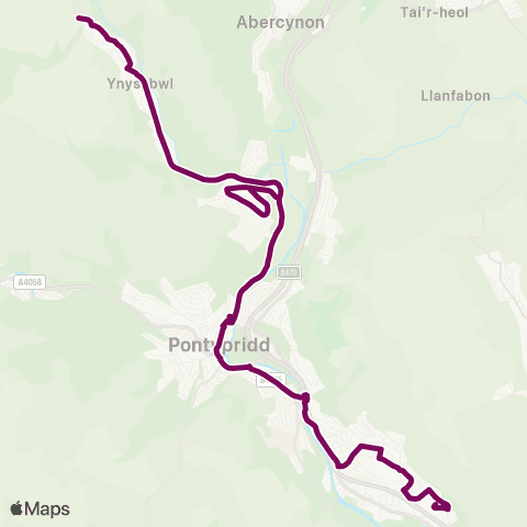 Adventure Travel College - Forest View map