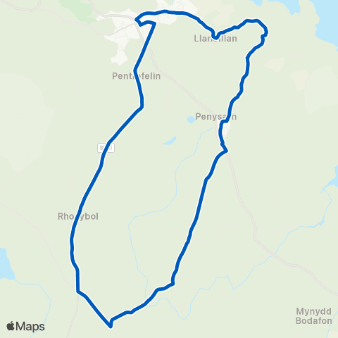 Eifion's Coaches Recreation Grounds - Recreation Grounds map