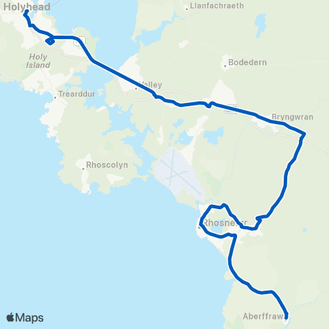Gwynfor Coaches Post Office - Summer Hill map