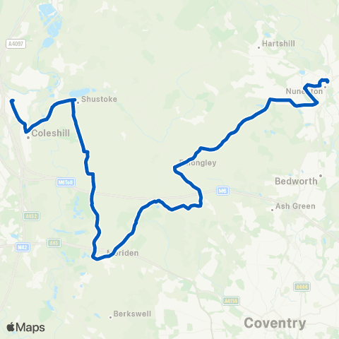 Flexibus Bus Station - Roman Way map