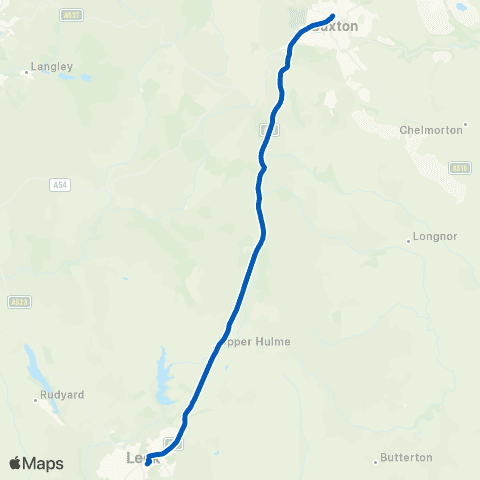 Ashbourne Community Transport Rail Station - Bus Station map