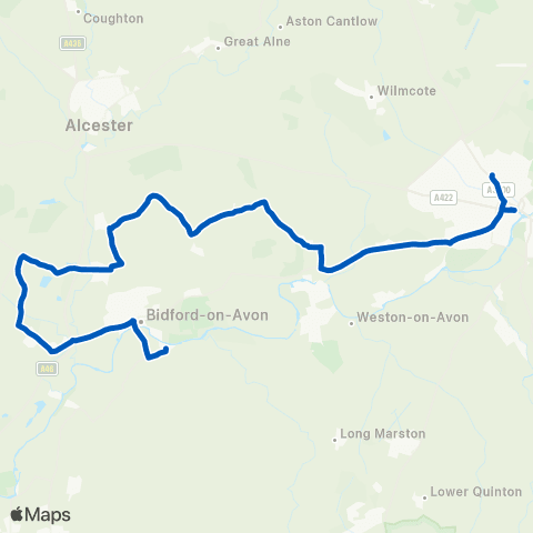 Flexibus Stratford Tesco Bus Shelter - Caravan Site map