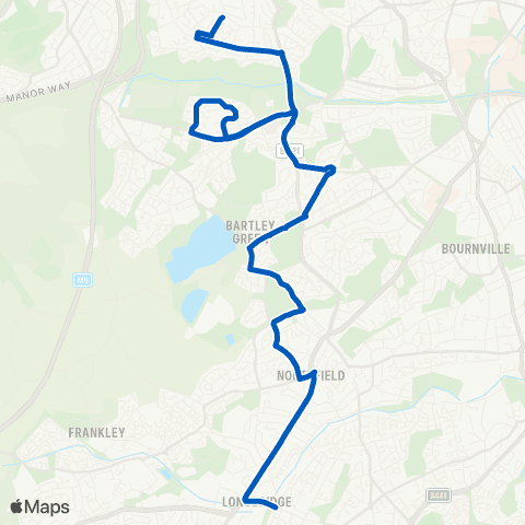 Kevs Cars and Coaches Longbridge Station - Plough Ave map