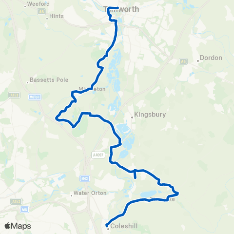 Flexibus Swan Hotel - Corporation St map