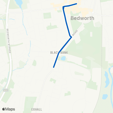 Flexibus All Saints Square - All Saints Square map