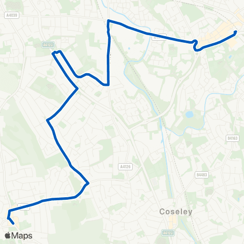 Carolean Coaches Market Hall - Bilston Bus Station map