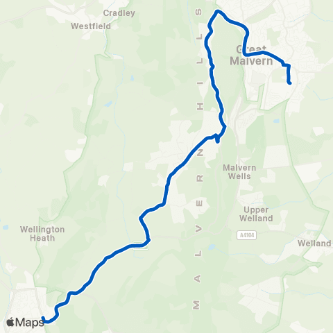 DRM Bus Market House - Chase High School map