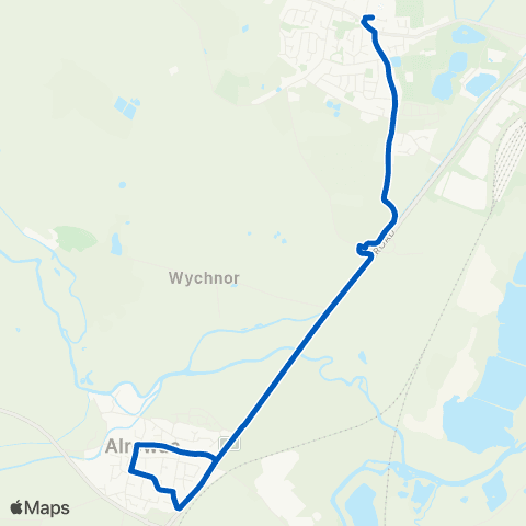 Bus Link Wellfield Road - John Taylor High School map
