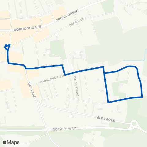 Connexions Buses Otley Bus Station - Otley Bus Station map