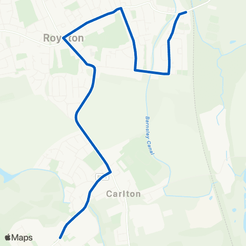 Globe Coaches Carlton Rd / Industry Rd - Midland Rd / Cross Ln map