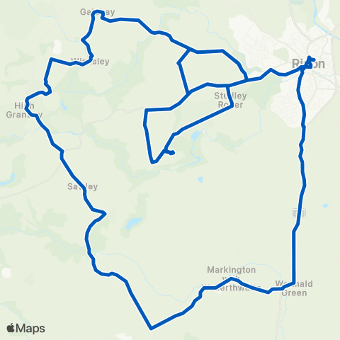 Dales and District Visitor Centre - Bus Station Stand 2 map